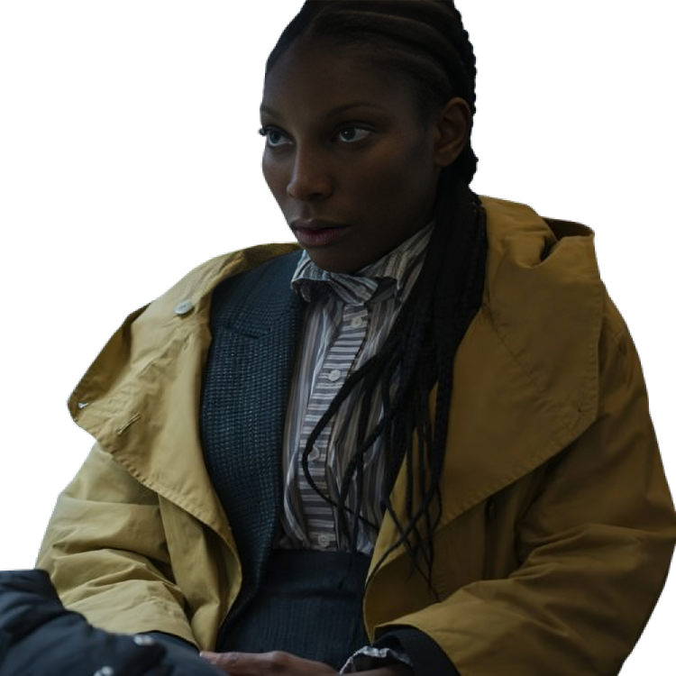 Michaela Coel The Christophers Mustard Coat - Image 2